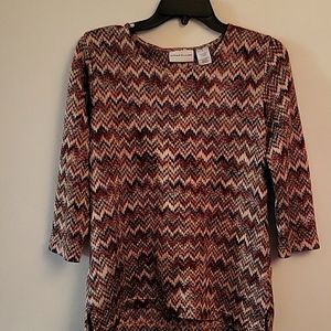 Alfred dunner long sleeve top